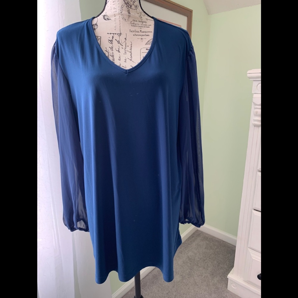 CSC Studio Sheer L/S top